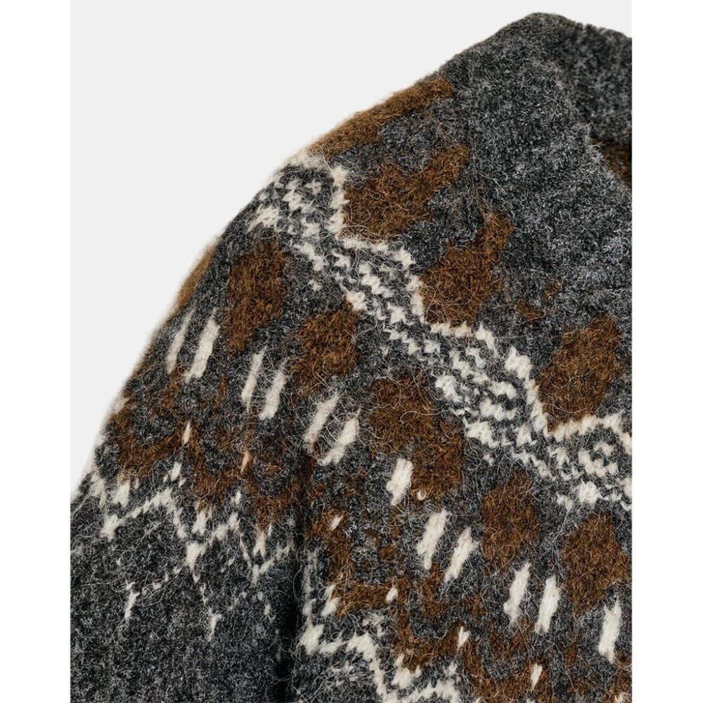 NEW ZARA Jacquard Knit Jumper 2893 - Picture 2 of 4